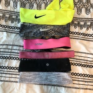 Lululemon, Nike, and Halo headband Bundle